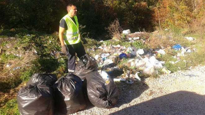ALBA sanirala više ilegalnih odlagališta otpada na granici između Ljubuškog i Gruda