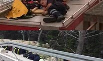 'Ne dirajte usnule heroje, oni blaženo snivaju snom pravednika': Moćna fotografija izmorenih vatrogasaca koji su poslije intervencije zaspali na cesti