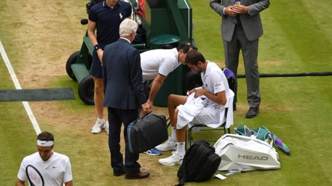 MARINE, KAPA DO PODA! Ozlijeđeni Čilić nije htio predati, poražen je od velikog Federera
