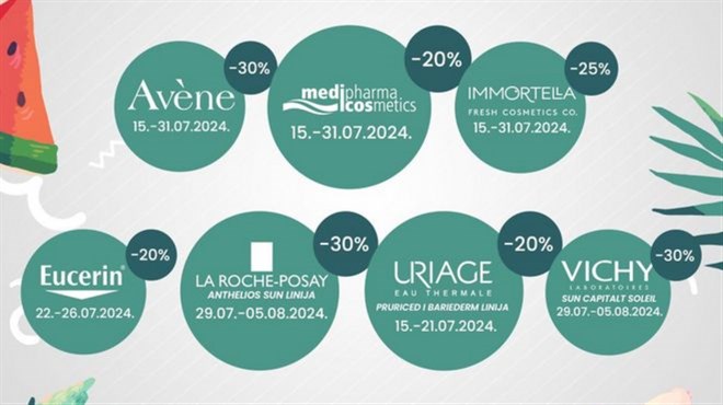 Najbolji ljetni popusti u Biopharm ljekarnama!