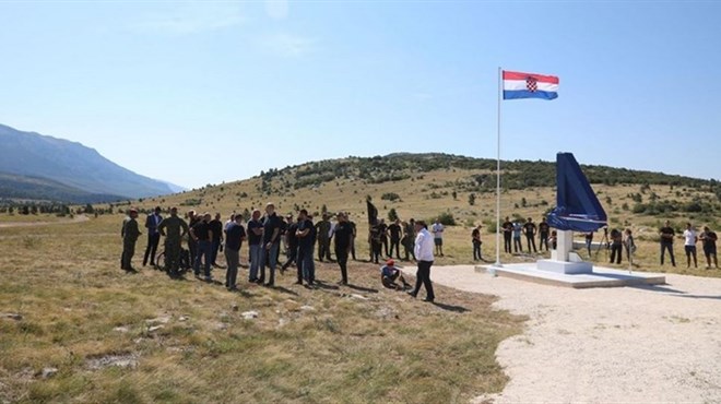 KNIN - Otkriveno spomen-obilježje 4. gardijskoj brigadi