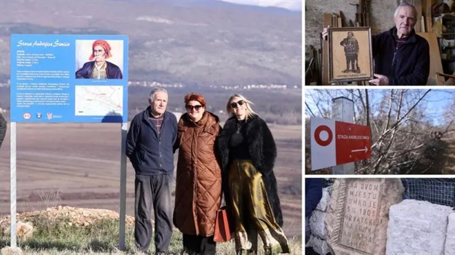 Putevima heroja! Legendarni hajduk iz Gruda, Andrija Šimić, dobio stazu u Runovićima