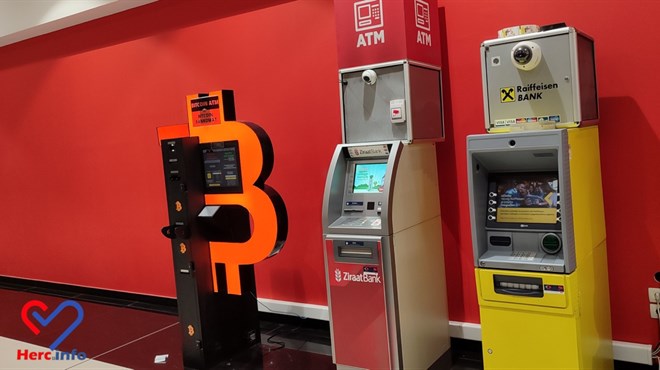 FOTO: Prvi Bitcoin bankomat u Hercegovini u Mepas mallu u Mostaru