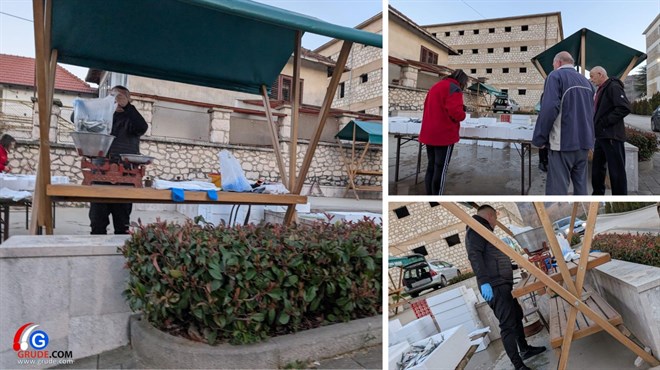 FOTO: Čista je srijeda, i u Grudama se traži najbolja riba za današnji obrok