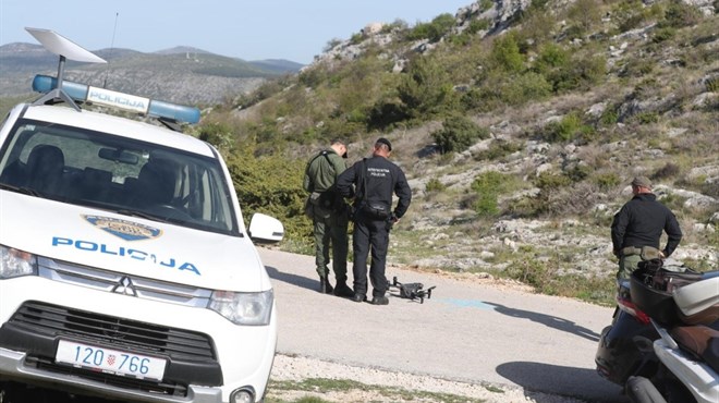 Ovo je mjesto na kojem je pronađeno zapaljeno tijelo kod Solina