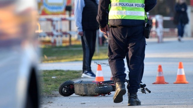 Pijani dječak (13) pao s romobila. Liječnik: Na intenzivnoj je, ima teške ozljede
