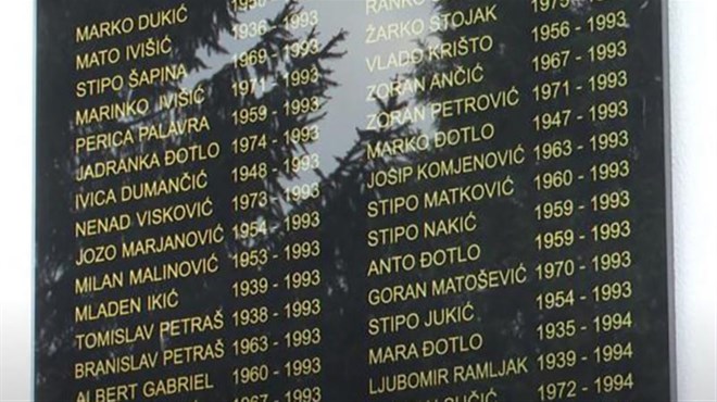 Obljetnica smaknuća 14 zarobljenika HVO-a u Zabilju