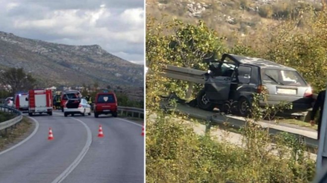 Strašna tragedija kod Mostara, dvoje poginulih, auto potpuno uništeno