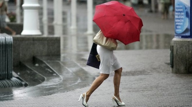 U BiH se danas očekuju kiša, pljuskovi i grmljavina