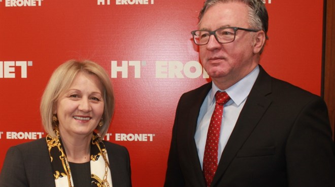 Borjana Krišto posjetila HT ERONET, 4G mreža jedan od prioriteta u 2018.