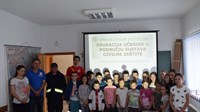 FOTO Ružići, Borajna i Dragićina: Edukacija učenika o požaru, potresu...