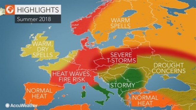 Prognoza Accuweathera za ljeto: BiH prijete oluje s grmljavinom i suša