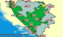 Na karti i Grude: U Mostaru se planira smjestiti 3000 migranata; U Širokom Brijegu 2000...