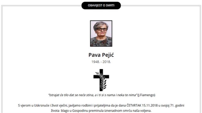 41. godinu učila je i odgajala generacije učenika: Preminula Pava Pejić