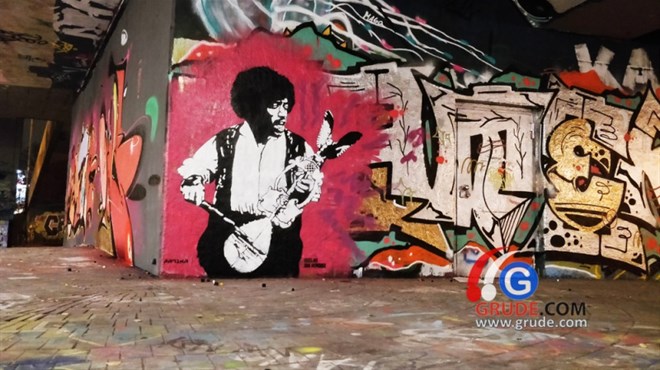 Guslar Jimi Hendrix iz Ružića u Stuttgartu