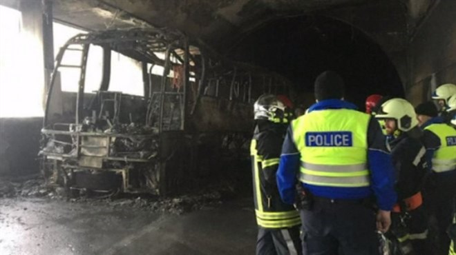 Izgorio autobus s kojim su Splićani išli na skijanje! Spašeni zahvaljujući vozaču