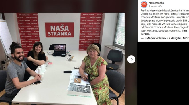Paradoks 'studenskih prosvjeda' u Mostaru: Vođa član HDZ-a, a na listi Naše stranke za izbore