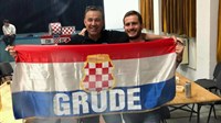 FOTO: Navijači spremni za spektakl! Grude i Vrućice bodre Hrvatsku protiv Švedske
