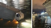 Split: Kamion završio u moru, vozača nisu pronašli