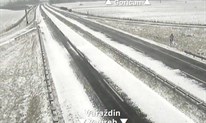 FOTO: Dok se mi 'kupamo' u južini, u nizinskim dijelovima Hrvatske pada snijeg