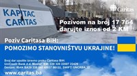Poziv Caritasa BiH: Pomozimo stanovništvu Ukrajine!