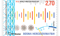 Prigodna poštanska marka HP Mostar uz Svjetski dan radioamatera