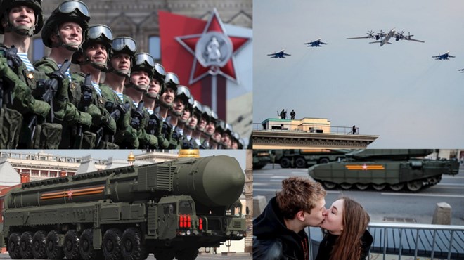 FOTO: Zapad sa strahom čeka Putinovu vojnu paradu, predstavit će i avion 'sudnjeg dana'