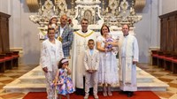 Biskup Glasnović krstio peto dijete u obitelji Bošković