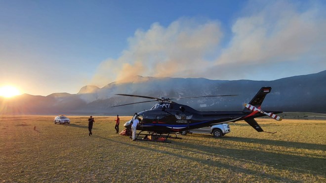 Širi se požar na Blidinju, došao i helikopter iz RS-a