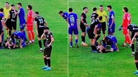 Dramatične scene na utakmici u Posušju, Begić nakon škarica izgubio svijest, završio je u bolnici