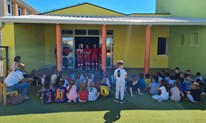 FOTO: Volonteri Crvenog križa Grude posjetili Dječji vrtić, mališani su uživali