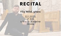 Gitaristički recital Filipa Miloša u Kamenoj ljepotici