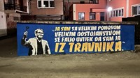 Ćiro dobio mural u centru Travnika