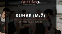 Restoran Bezdan21 traži kuhara