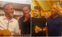 VIDEO: Thompson s prijateljima zapjevao novu pjesmu! General Gotovina i drugi heroji ga podržali