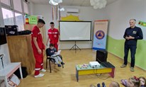 Grude: Pripadnici Civilne zaštite ŽZH educirali najmlađe FOTO