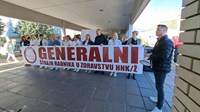 Zdravstveni radnici u HNŽ stupili u generalni štrajk